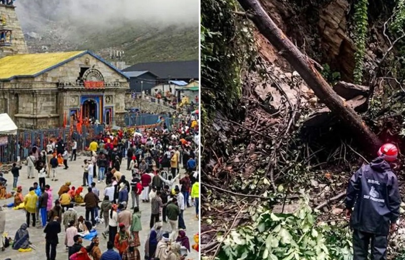 उत्तराखंड में भारी बारिश का कहर… लैंडस्लाइड के कारण रोकी केदारनाथ यात्रा, 850 श्रद्धालु फंसे