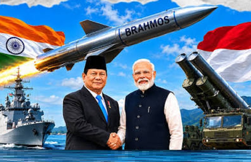 भारत-इंडोनेशिया रक्षा साझेदारी को नई मजबूती, ब्रह्मोस मिसाइल आपूर्ति समझौते से स्वदेशी रक्षा उद्योग को मिलेगा बड़ा प्रोत्साहन
