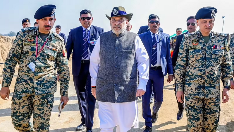 स्मार्ट बॉर्डर से घुसपैठ पर कड़ा प्रहार, अमित शाह ने तकनीक आधारित सुरक्षा ग्रिड और एआई निगरानी की व्यापक रणनीति बताई
