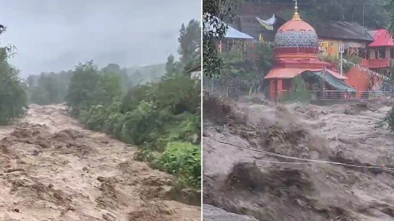 जम्मू-कश्मीर के डोडा में प्रकृति का भीषण प्रकोप: बादल फटने से थाथरी कस्बे में मची भारी तबाही, राष्ट्रीय राजमार्ग बंद और कई घर-वाहन क्षतिग्रस्त