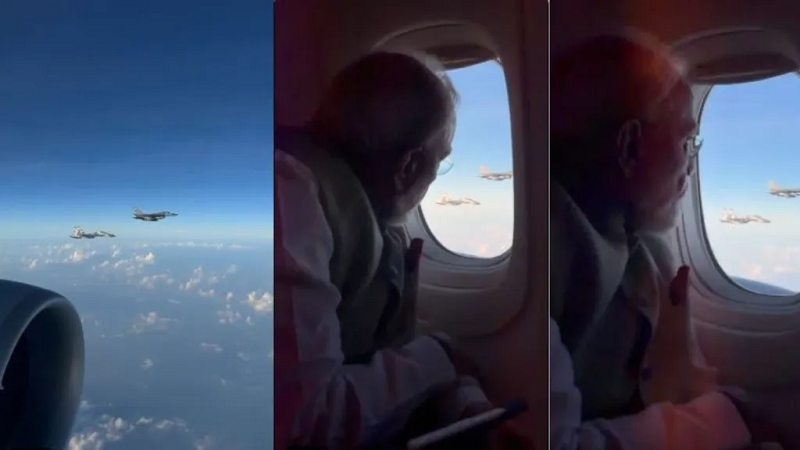 इंडोनेशिया दौरे का भव्य समापन, प्रधानमंत्री मोदी को पांच फाइटर जेट्स की विशेष एस्कॉर्ट के साथ दी गई राजकीय विदाई