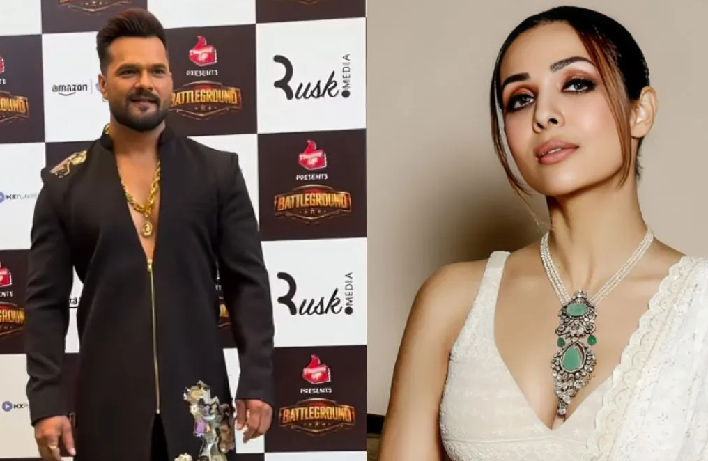 रेड कार्पेट इवेंट का वीडियो बना विवाद की वजह, मलाइका ने खेसारी लाल पर उठाए सवाल; सोशल मीडिया पर छिड़ी बहस