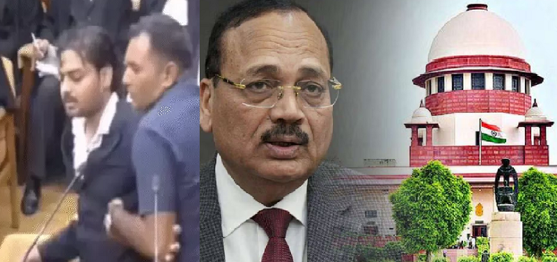 सुप्रीम कोर्ट में सुनवाई के दौरान वकील का अभूतपूर्व हंगामा, जजों के सामने अभद्र व्यवहार के बाद सुरक्षा कर्मियों ने कोर्टरूम से बाहर निकाला