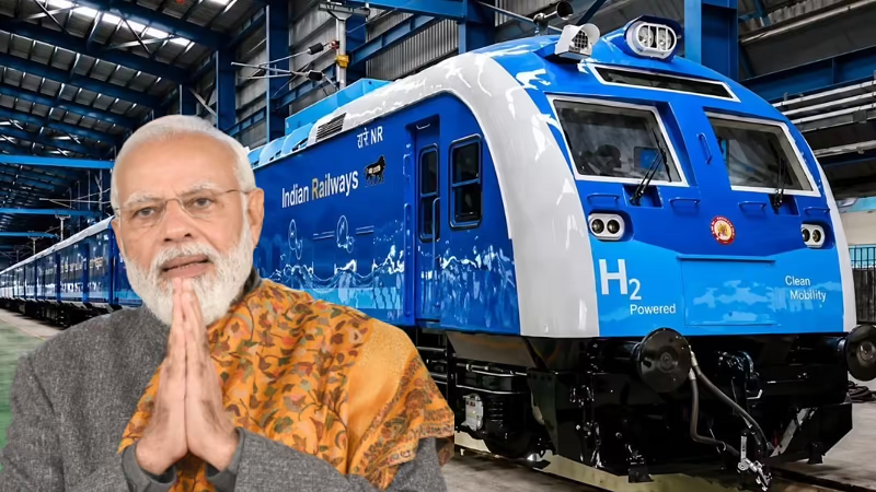 रेलवे के हरित भविष्य की ओर ऐतिहासिक कदम, 17 जुलाई को हरियाणा से दौड़ेगी भारत की पहली हाइड्रोजन ट्रेन, पीएम मोदी ने साझा की तस्वीरें