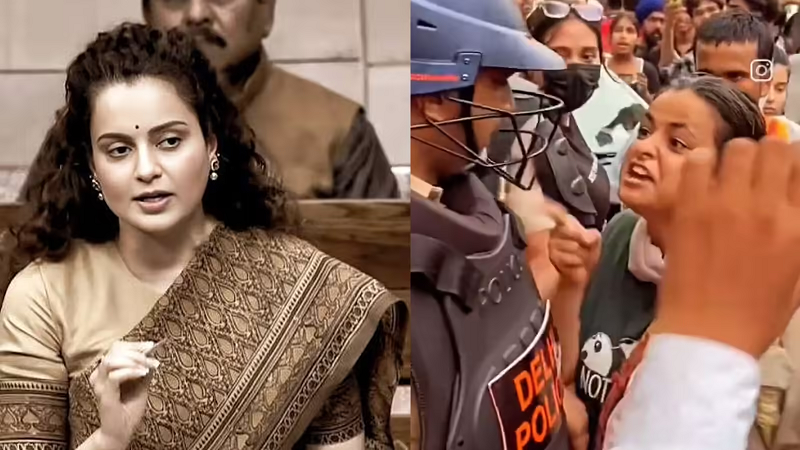 प्रदर्शनकारियों पर कंगना रनौत का तीखा हमला, बोलीं- "हर क्रिया की प्रतिक्रिया होती है, अब रोने की जरूरत नहीं"