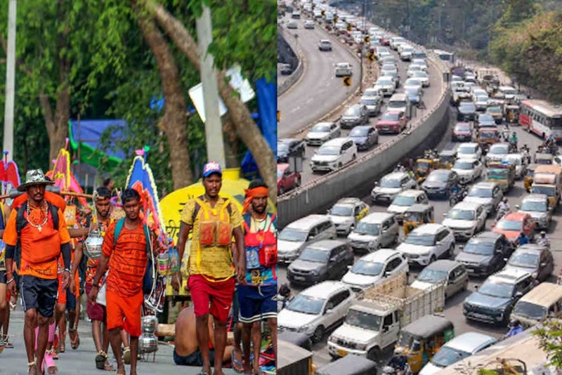 कांवड़ यात्रा: कल रात से NH-58 पर ट्रैफिक डायवर्जन होगा लागू, दिल्ली-देहरादून और गंगा एक्सप्रेसवे से गुजरेंगे वाहन