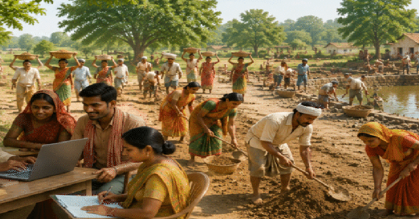 ग्रामीणों के लिए बड़ी सौगात मध्य प्रदेश में शुरू हुई जी राम जी स्कीम 125 दिन रोजगार की गारंटी और मजदूरी में देरी पर मुआवजा