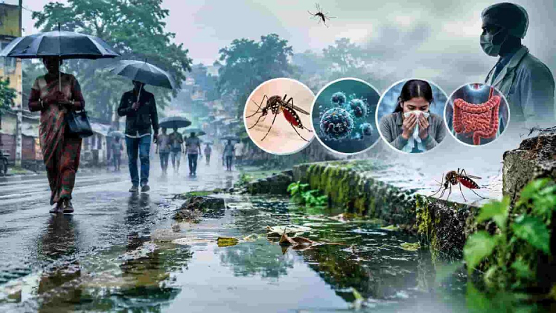 मानसून में बढ़ जाता है इन 7 बीमारियों का खतरा जानिए बचाव के आसान और असरदार उपाय