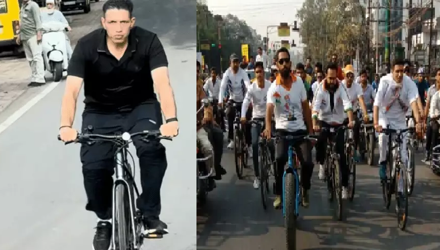 इंदौर से भोपाल तक साइकिल यात्रा पर कांग्रेस, जीतू पटवारी दो दिन में तय करेंगे 200 किमी का सफर