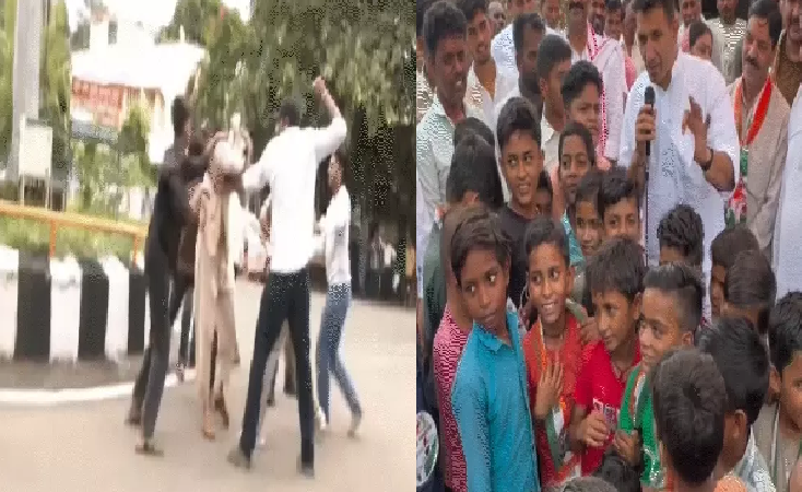 बात खरी है: बच्चों से चुनावी नारे, कांग्रेस मार्च में मारपीट और नशे में पुलिसकर्मी का ड्रामा