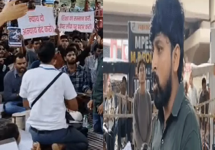 गरीबी नहीं तोड़ सकी हौसला ड्राइवरी कर पढ़ाई करने वाला छात्र बना आंदोलन की पहचान 26 दिन तक छात्रों के हक के लिए डटा रहा