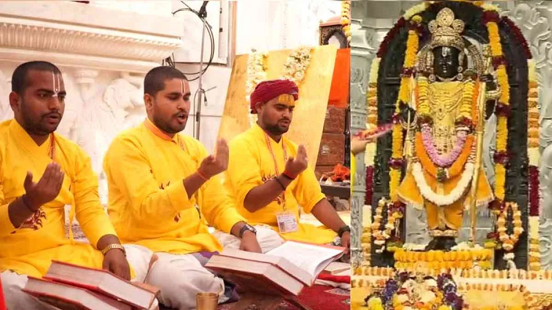 धार्मिक शुचिता को ध्यान में रखते हुए रामलला के अर्चक अब बिना सिलाई वाले पीत वस्त्रों में नजर आएंगे।