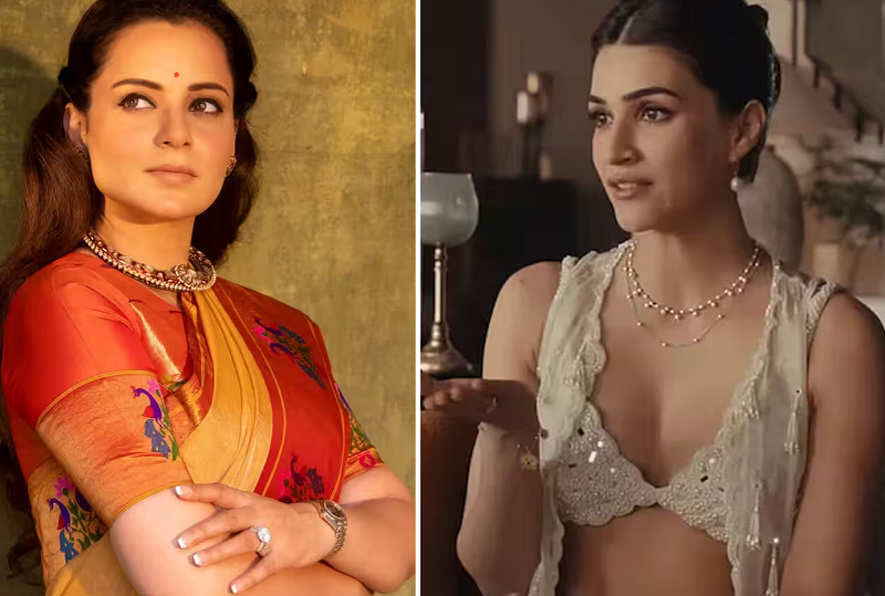 कृति सेनन के रक्षाबंधन विज्ञापन पर कंगना रनौत का तंज, कपड़ों को लेकर उठाए सवाल और पूछा ऐसा क्यों किया
