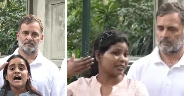 राहुल गांधी के साथ सामने आए प्रदर्शनकारी छात्र, लाठीचार्ज, पैलेट गन और अभद्र व्यवहार के लगाए आरोप