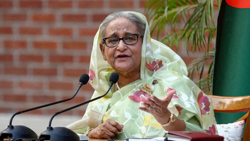 दिल्ली में शेख हसीना की प्रेस कॉन्फ्रेंस पर भड़का बांग्लादेश, भारत के सामने जताई कड़ी नाराजगी और प्रत्यर्पण की मांग दोहराई