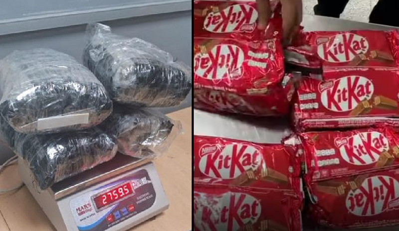 KitKat चॉकलेट के पैकेट में छिपाकर ला रहे थे ड्रग्स, IGI एयरपोर्ट पर 2.759 किलो गांजे के साथ यात्री गिरफ्तार