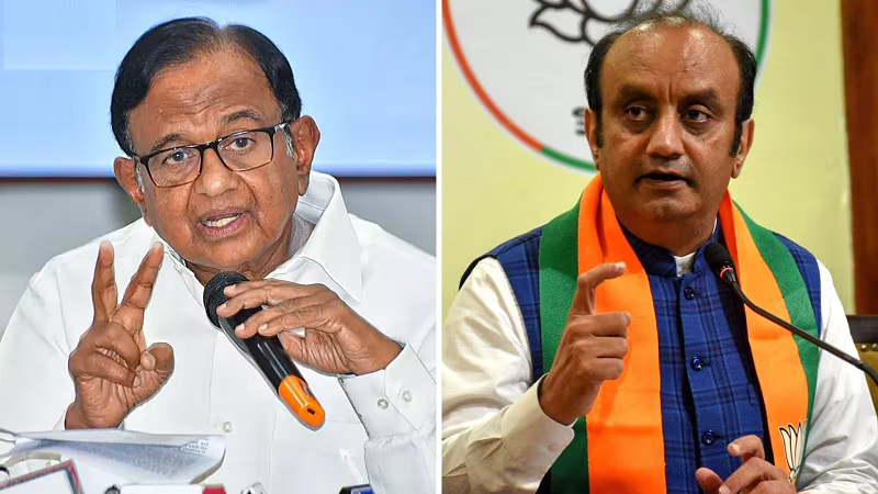 ‘दिमागी नक्सल’ बयान पर बीजेपी का चिदंबरम पर हमला, सुधांशु त्रिवेदी ने कांग्रेस से नक्सलवाद पर रुख स्पष्ट करने को कहा