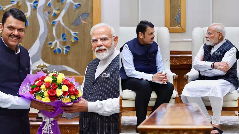 नई दिल्ली में प्रधानमंत्री मोदी और मुख्यमंत्री फडणवीस की मुलाकात, केंद्र-महाराष्ट्र समन्वय और प्रमुख विकास परियोजनाओं पर बनी सहमति