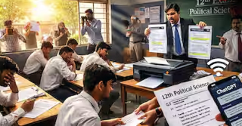 सरकारी नौकरी के नाम पर हाईटेक ठगी का खुलासा, ChatGPT और स्पाई डिवाइस से कराते थे परीक्षा में नकल