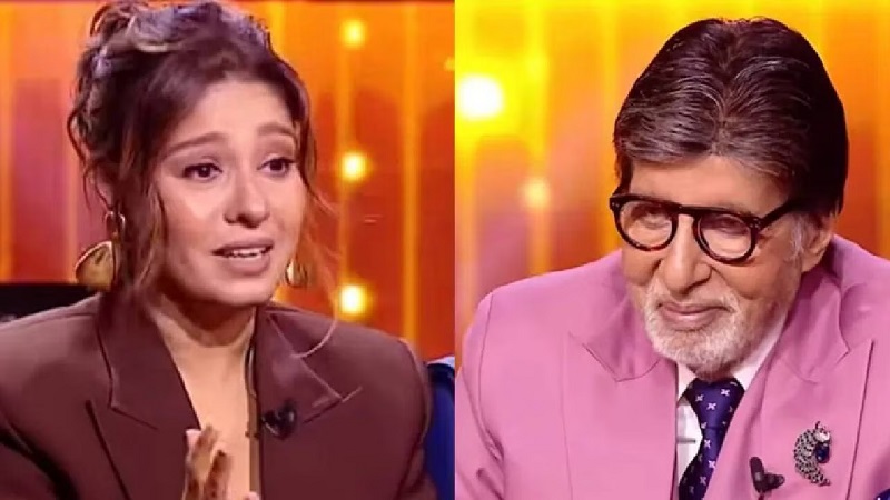 केबीसी 18 के मंच पर पहुंचीं गायिका सुनिधि चौहान, अमिताभ बच्चन संग बातचीत का प्रोमो हुआ वायरल