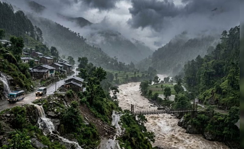 मौसम विभाग ने उत्तर भारत में भारी बारिश का अलर्ट किया जारी, पहाड़ी राज्यों में भूस्खलन और बाढ़ का बढ़ा खतरा