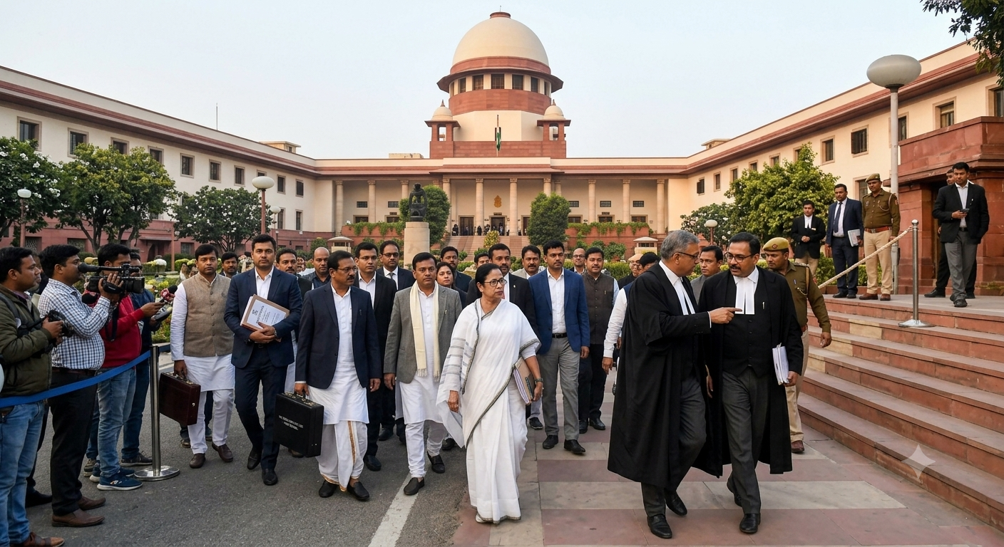 पश्चिम बंगाल TMC विवाद सुप्रीम कोर्ट पहुंचा, 20 सांसदों की सदस्यता पर दल-बदल कानून के तहत बढ़ी कानूनी कार्रवाई