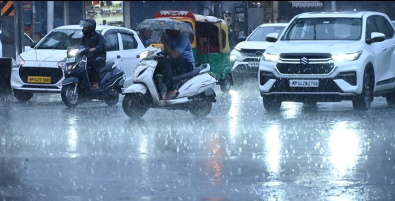 MP में कोटे की 68% बारिश, अब तक 25.5 इंच पानी गिरा, आज 3 जिलों में अति भारी बारिश का ऑरेंज अलर्ट