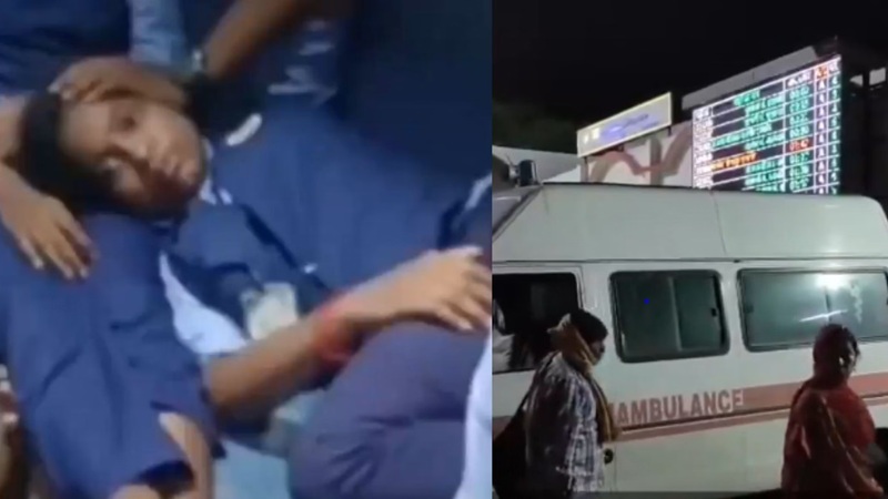 मंगला एक्सप्रेस में खाना खाने के बाद 20 बच्चों की तबीयत बिगड़ी, खंडवा में ट्रेन रोककर किया इलाज