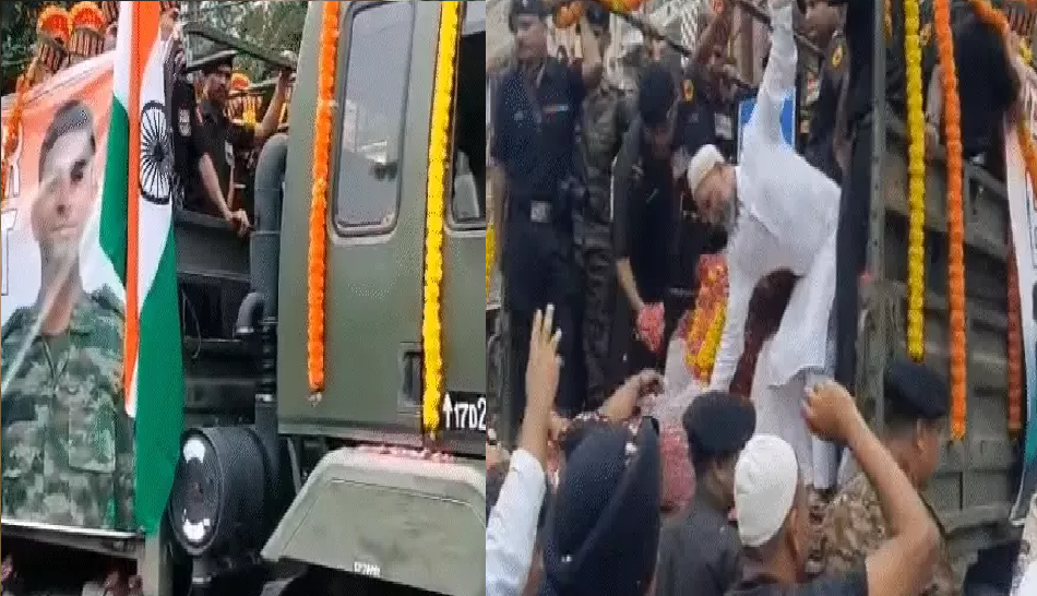 वीर सपूत को इंदौर का सलाम, मेजर हमजा आरिफ को सैन्य सम्मान के साथ अंतिम विदाई, हर आंख हुई नम