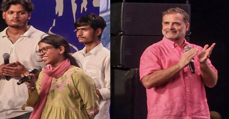 राहुल गांधी ने प्रयागराज में छात्रों से साधा संवाद, ‘दर्द-डेटा-दौलत’ के मुद्दे पर BJP का पलटवार
