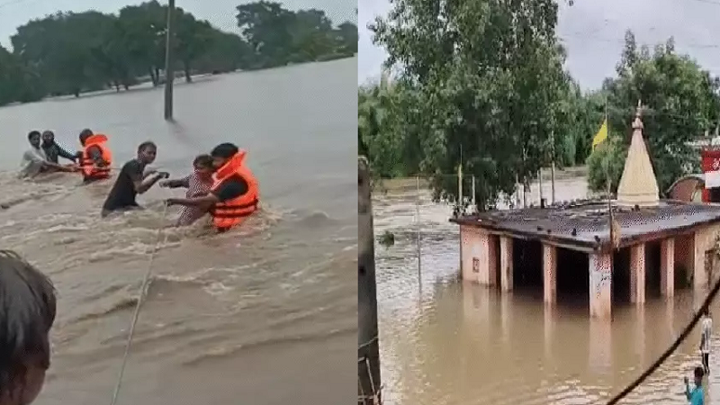 MP Weather Update: 60 घंटे की बारिश से बदली तस्वीर, नर्मदा-बेतवा उफान पर; डैम के गेट खुले, बड़े तालाब को भरने में बस कुछ फीट बाकी