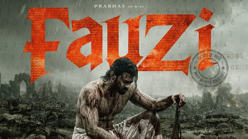 प्रभास का खून से सना अंदाज और सामने महात्मा गांधी, ‘फौजी’ के पोस्टर में दिखी आजादी की जंग की झलक