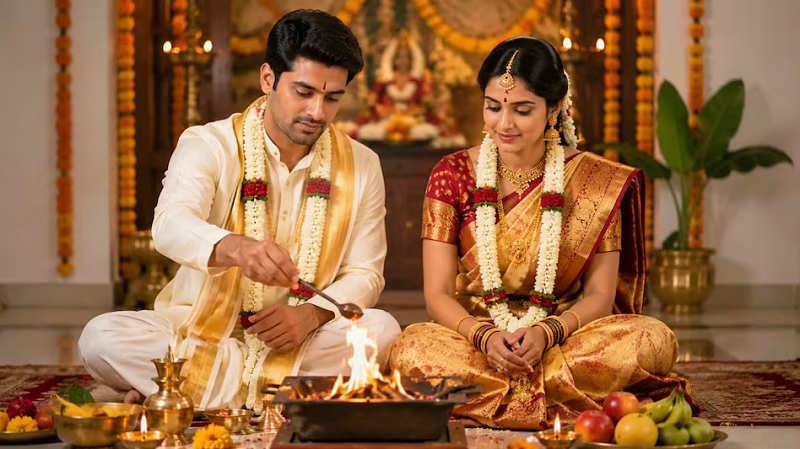 पति के बाईं ओर पत्नी के बैठने का क्या है राज? धर्म और परंपरा में छिपा है समानता और सामंजस्य का संदेश