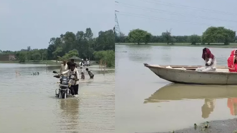 वाराणसी में बारिश ने बिगाड़े हालात! सड़कें बनीं तालाब, घरों में घुसा पानी और पानी में फंसीं कारें